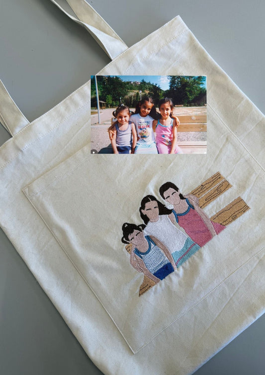 Borsa shopper personalizzata- Foto piena