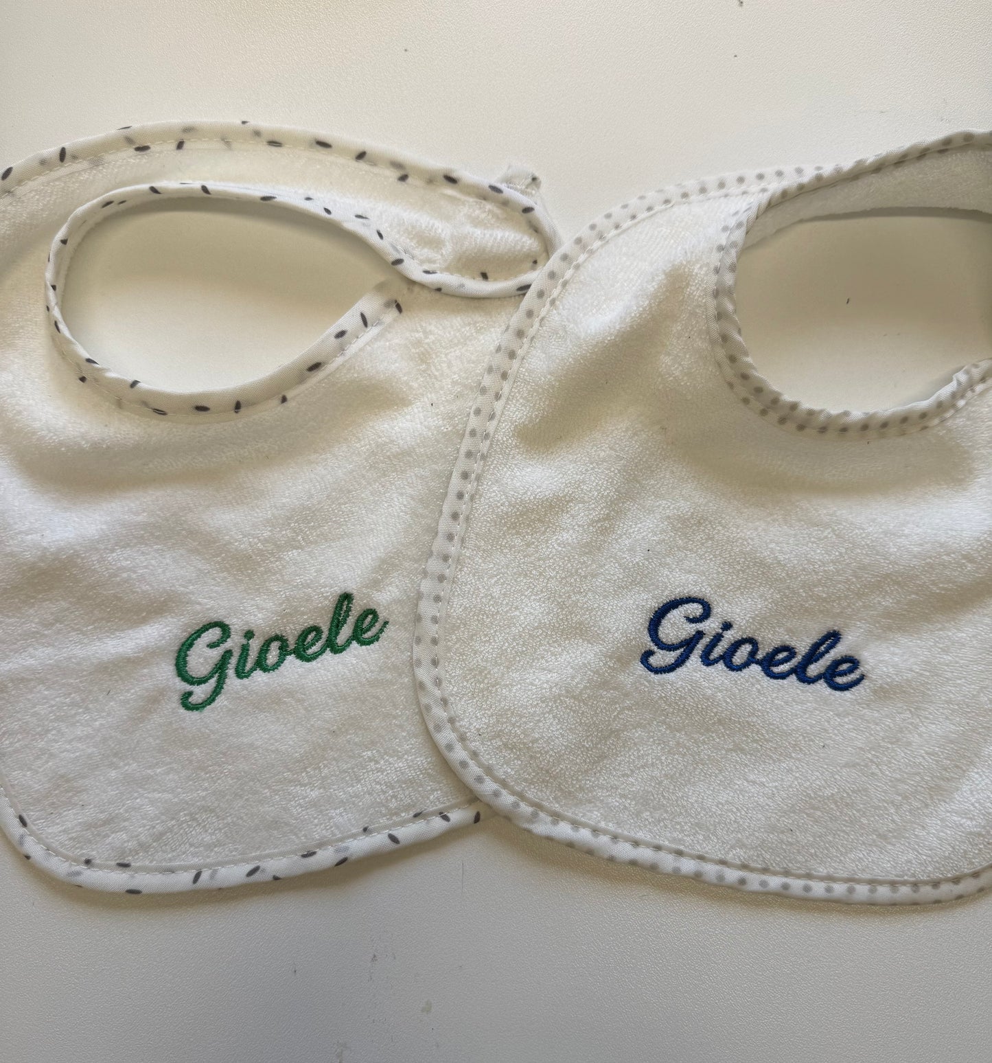 Bavaglino personalizzato con scritta