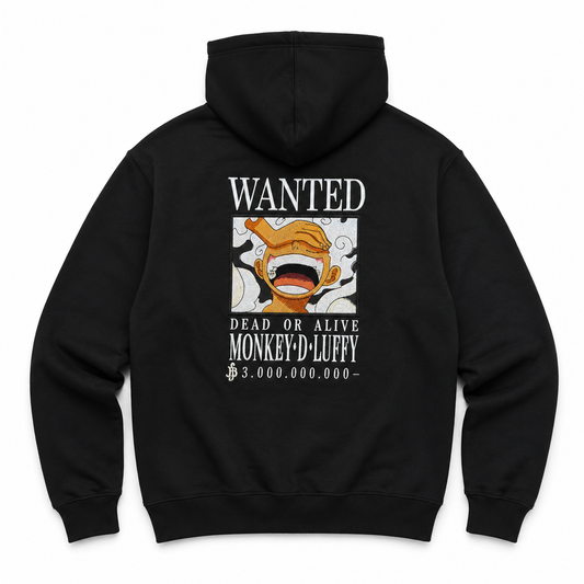 Felpa WANTED Luffy